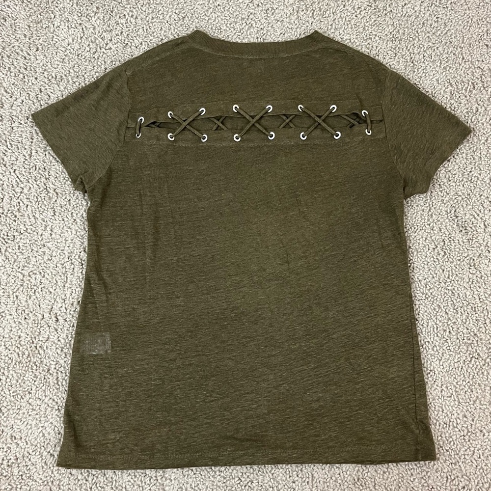 IRO Steirospe Lace Back Tee
